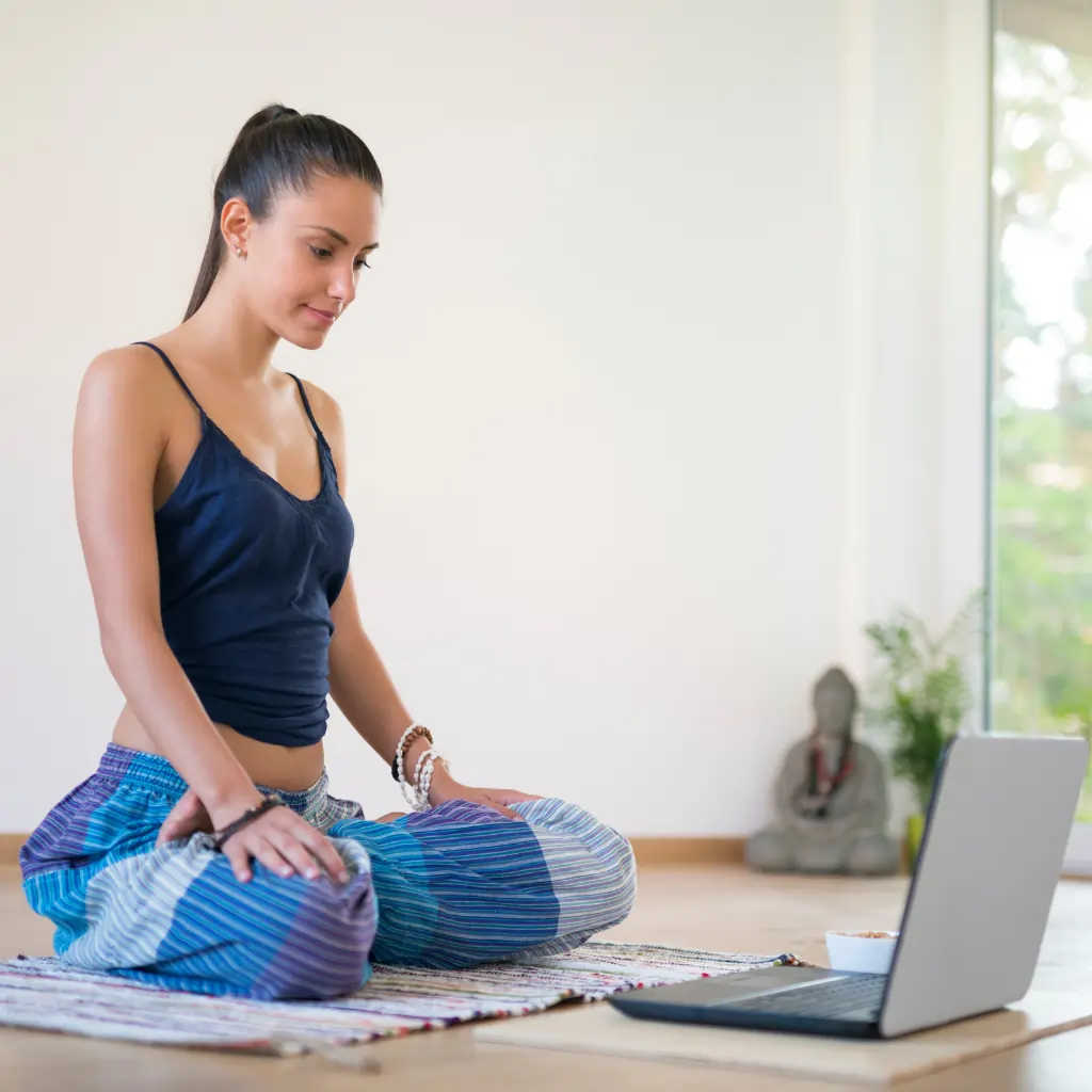 online yoga class